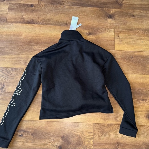 Adidas XS womens Black Long Sleeve Top with Logo - Picture 2 of 7